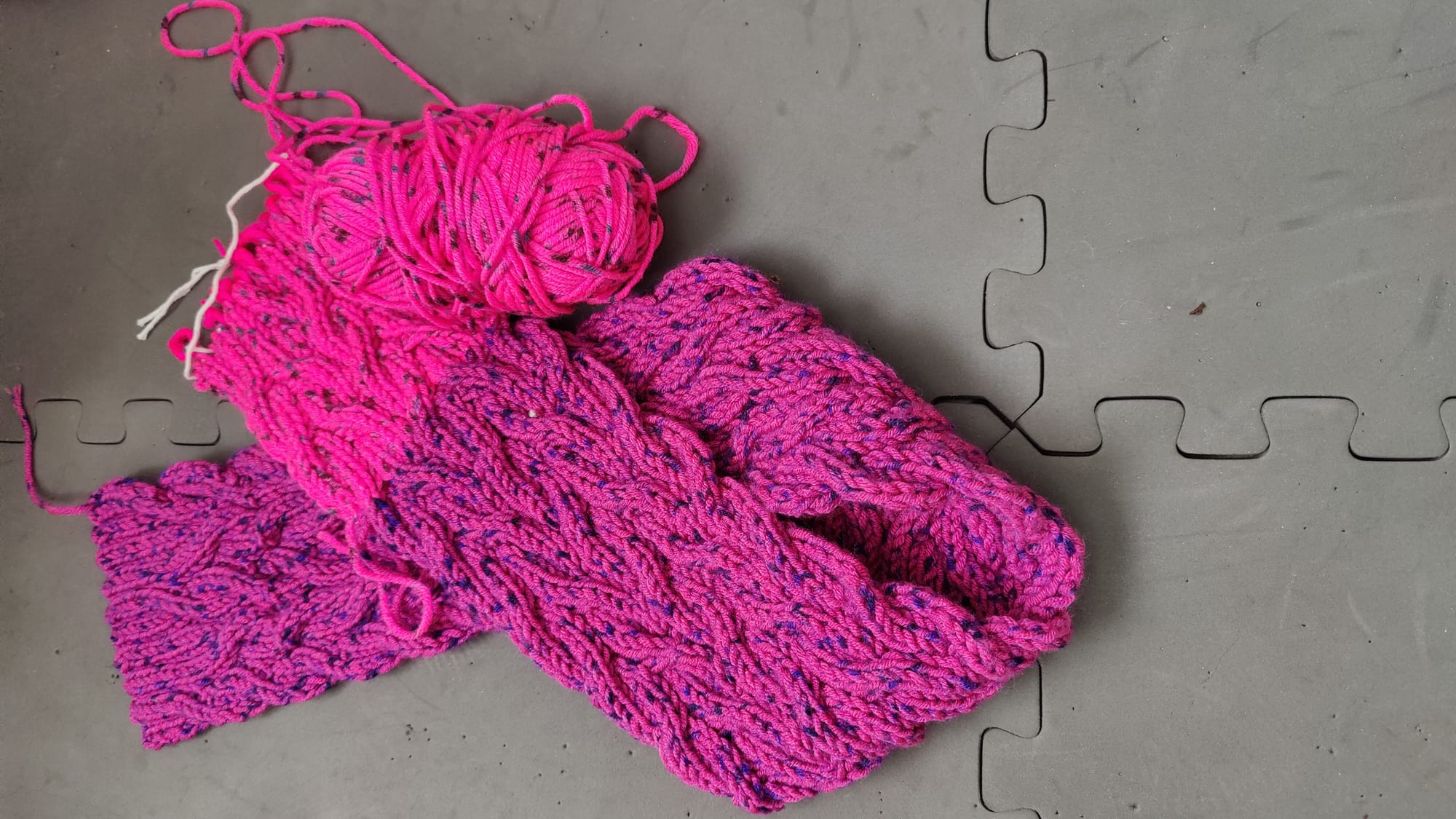 Cable scarf