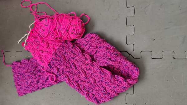Cable scarf